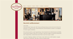 Desktop Screenshot of cafe-huttner.de